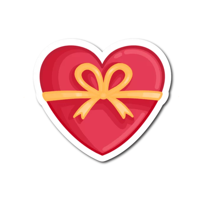 stickers boite de chocolat