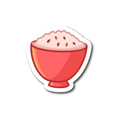 sticker bol de riz
