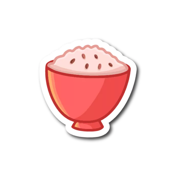 sticker bol de riz