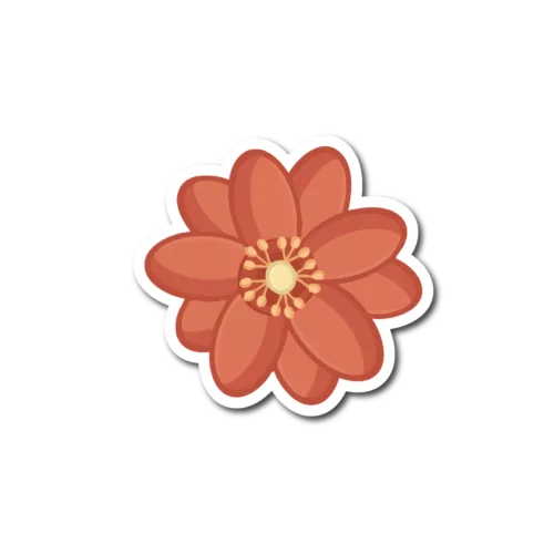 sticker fleur d'oranger