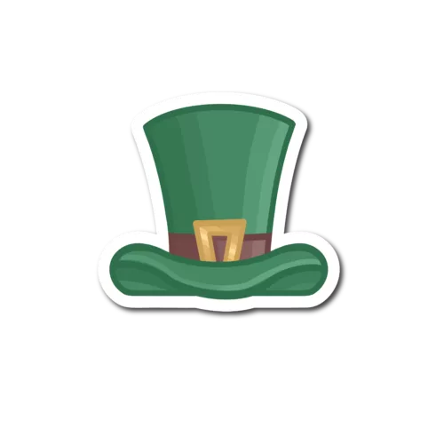 stickers irish chapeau