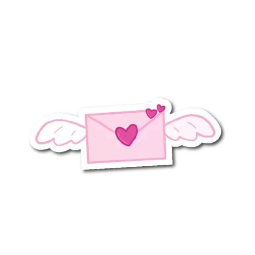sticker lettre d'amour